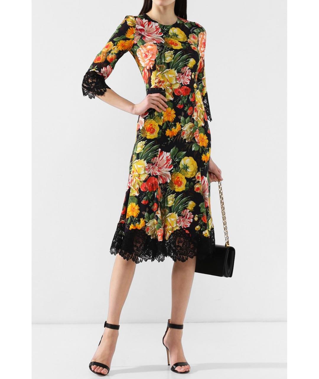 DOLCE&GABBANA Мульти вечернее платье, фото 3