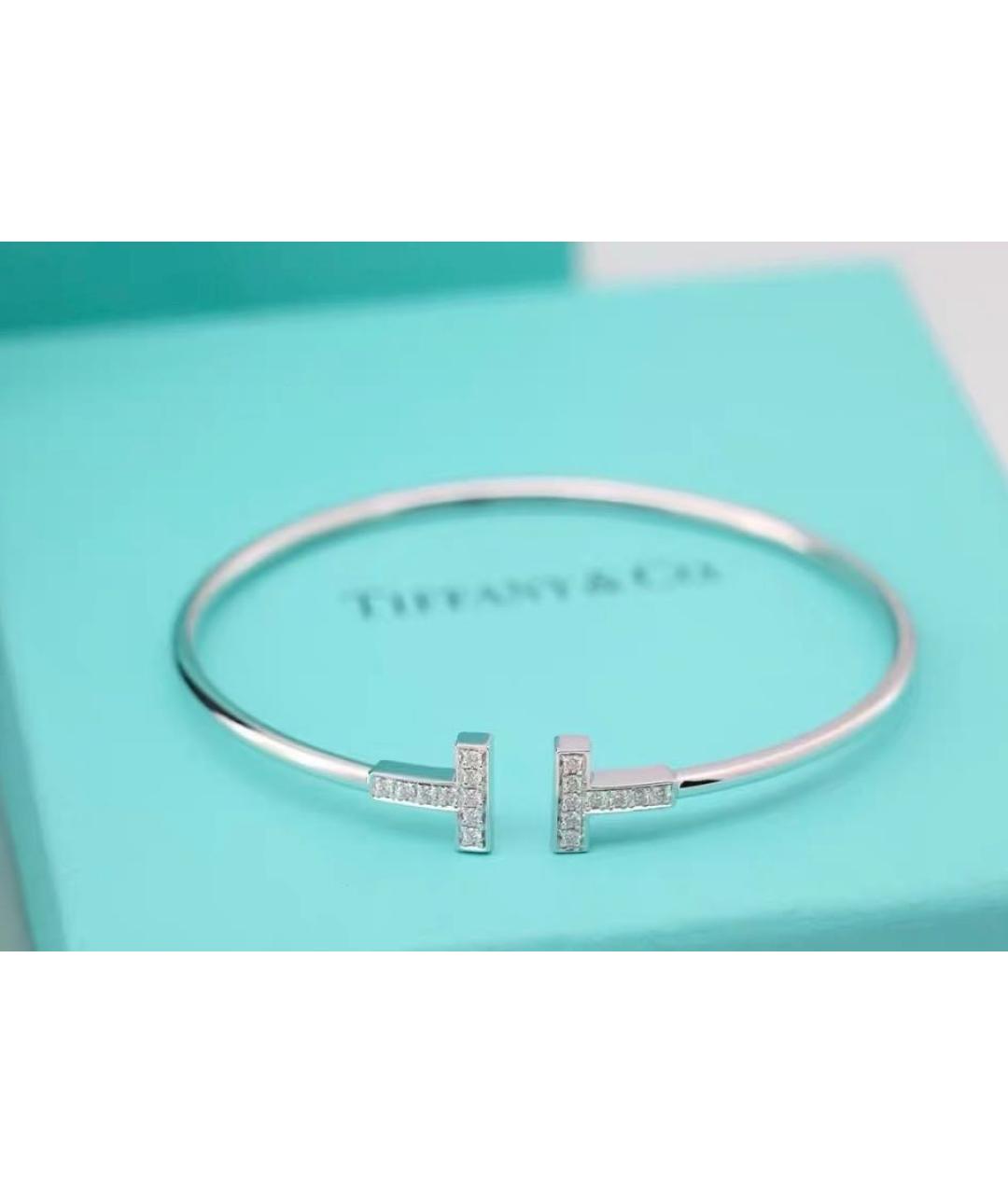 TIFFANY&CO Серебряный браслет из белого золота, фото 9