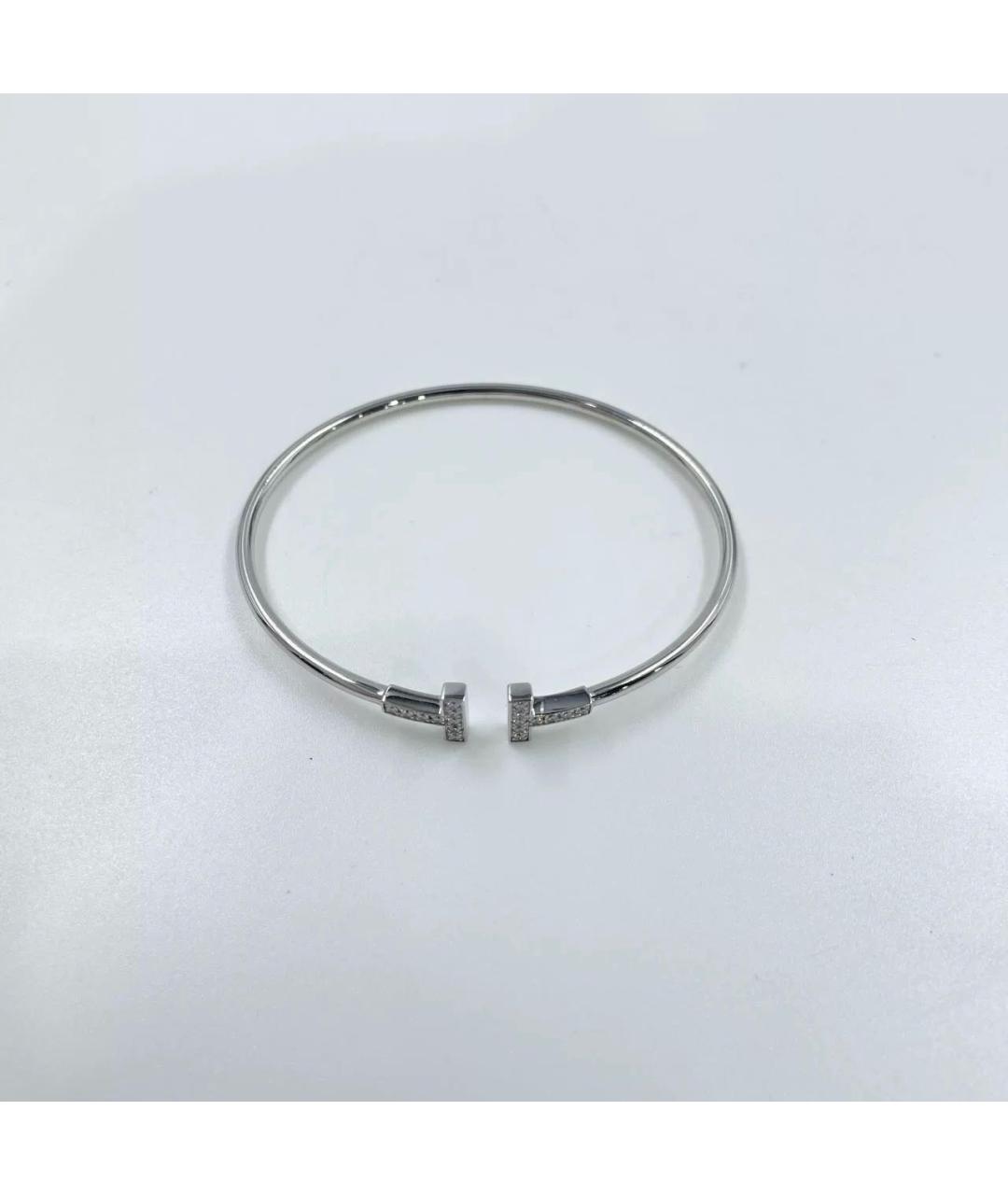 TIFFANY&CO Серебряный браслет из белого золота, фото 8