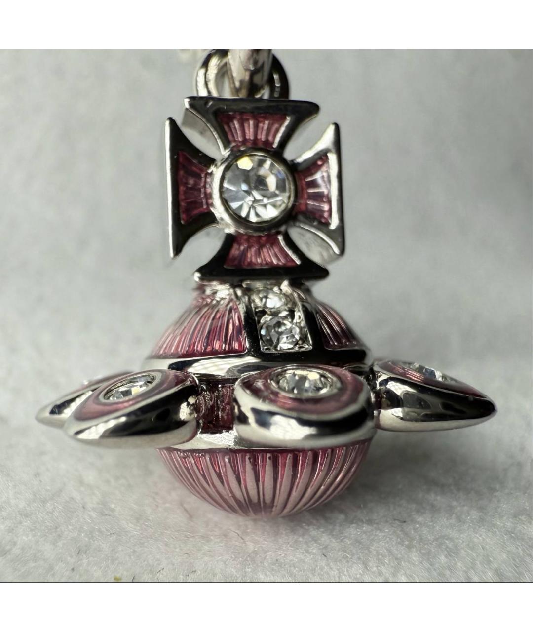 VIVIENNE WESTWOOD Серебряные латунные серьги, фото 3
