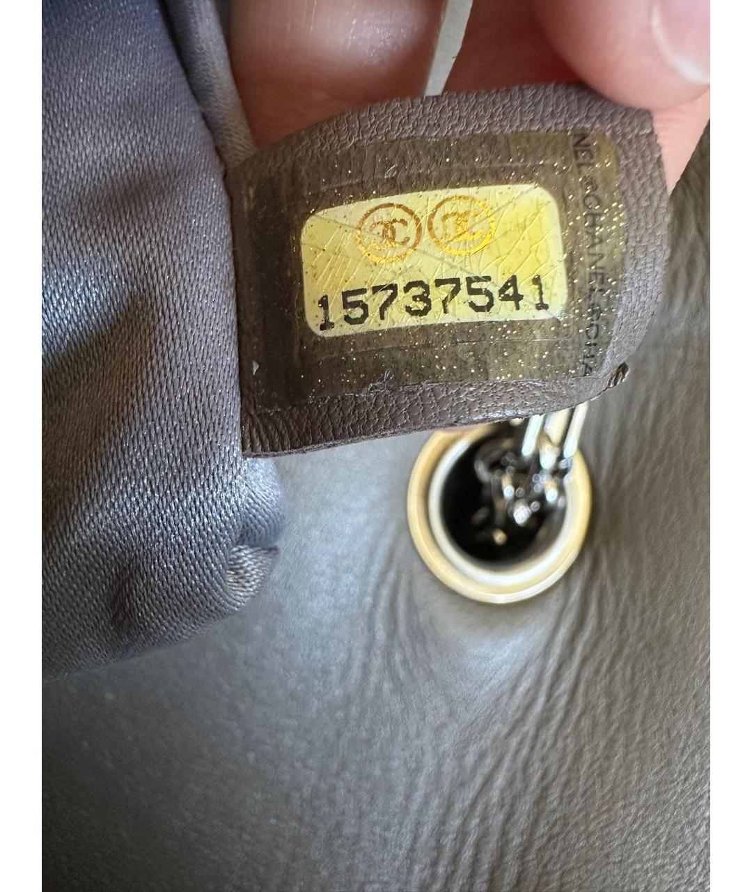 CHANEL Золотая сумка через плечо, фото 7