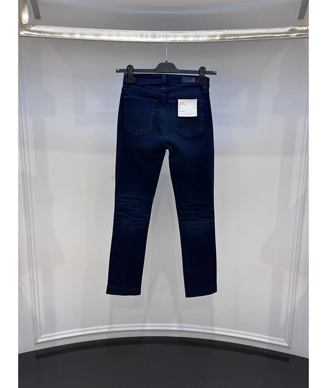 AG JEANS Темно-синие джинсы слим, фото 2