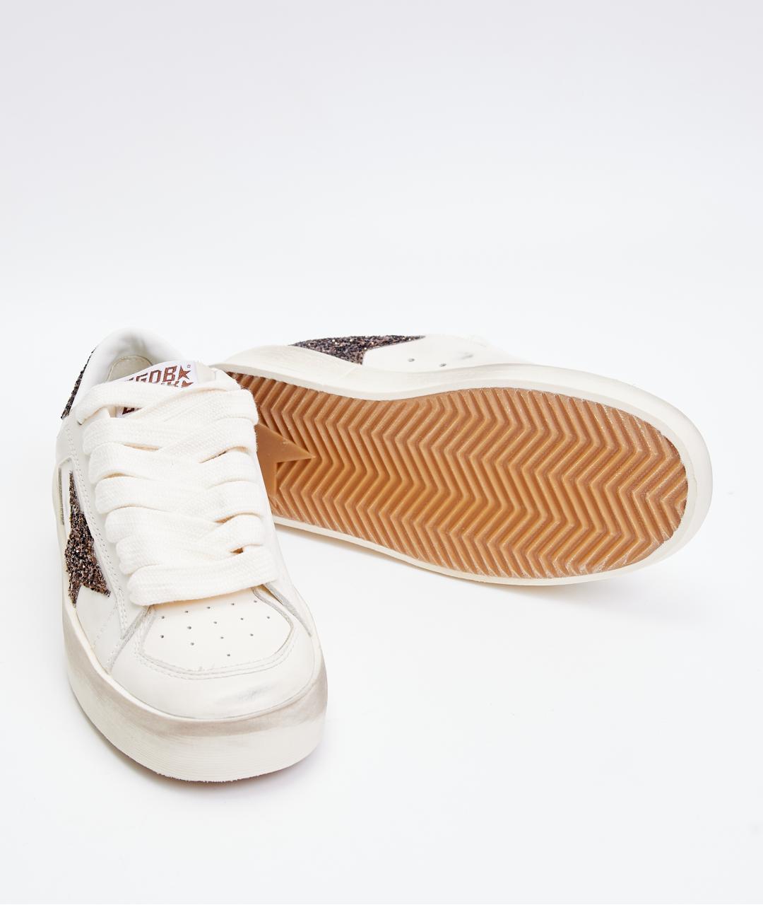 GOLDEN GOOSE Белые кожаные кеды, фото 7