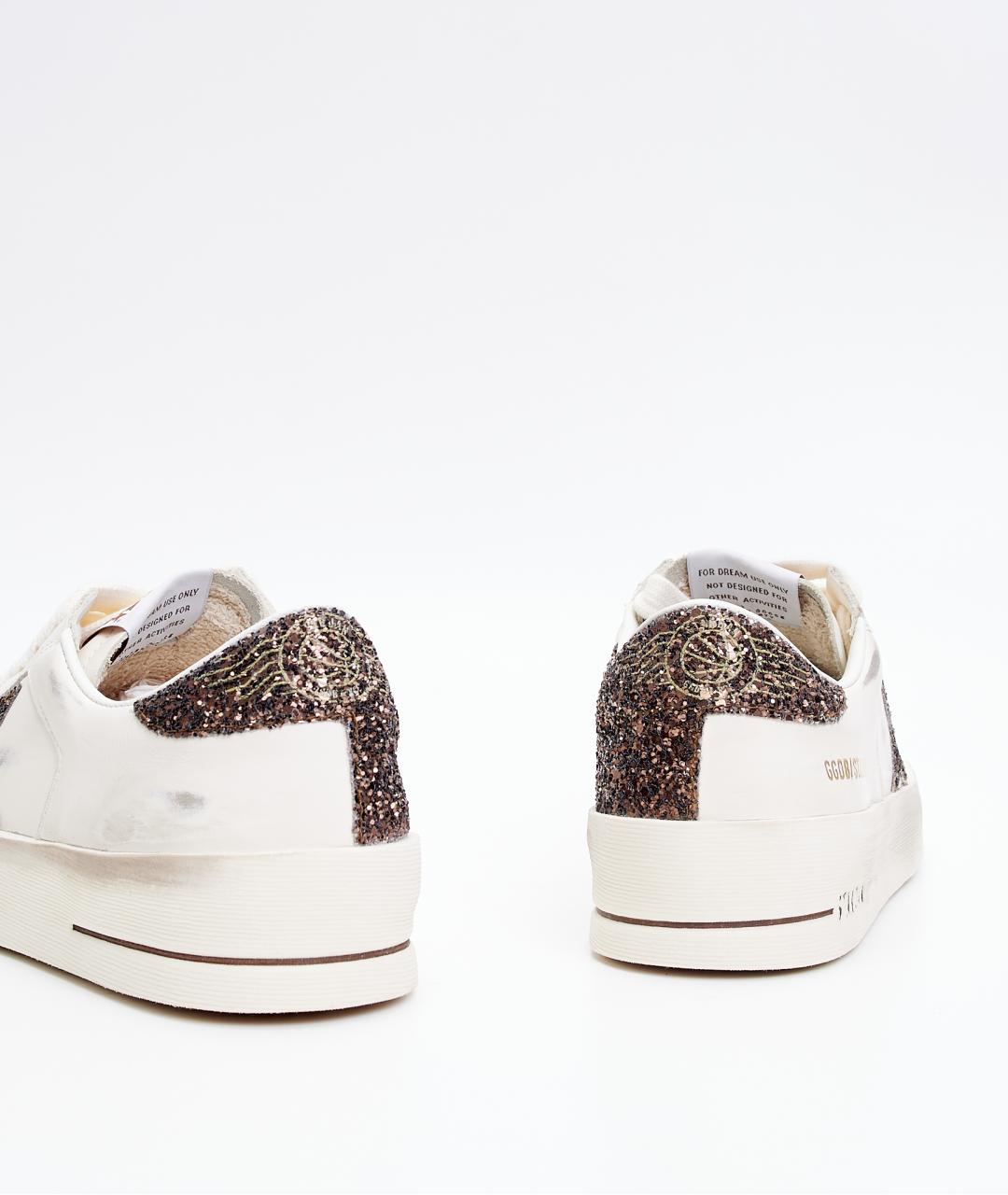 GOLDEN GOOSE Белые кожаные кеды, фото 6