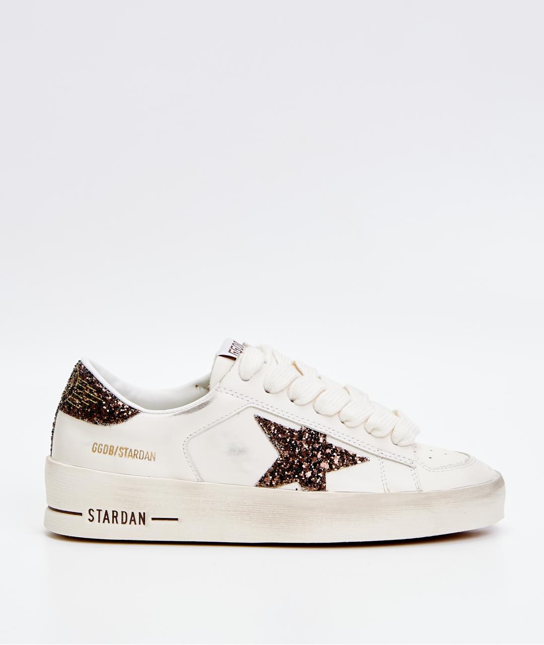 GOLDEN GOOSE Белые кожаные кеды, фото 9