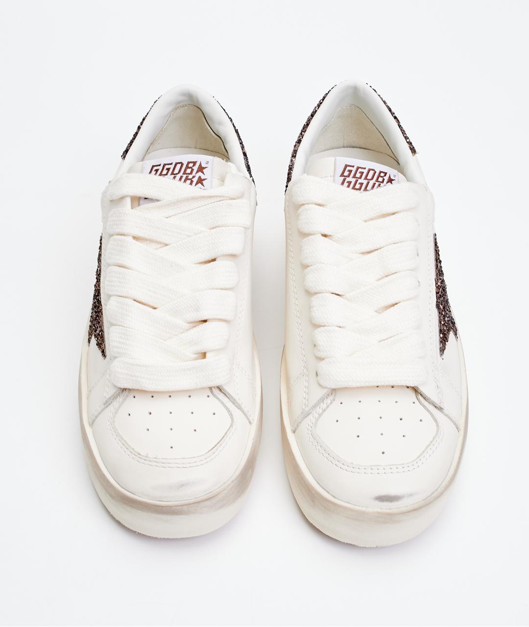 GOLDEN GOOSE Белые кожаные кеды, фото 3
