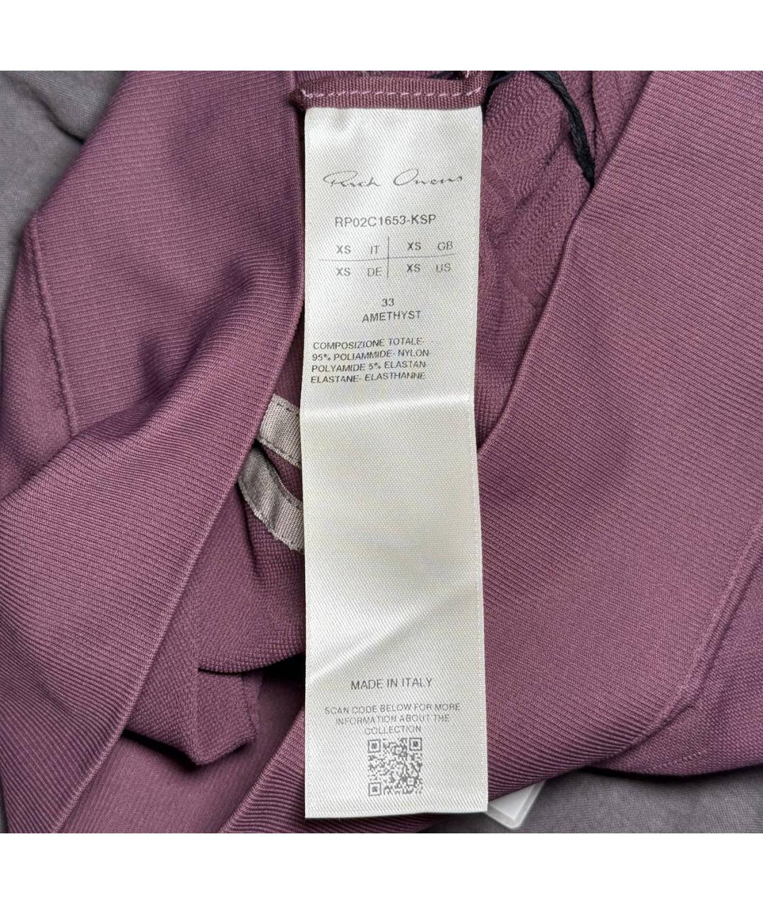 RICK OWENS Бордовые шорты, фото 8