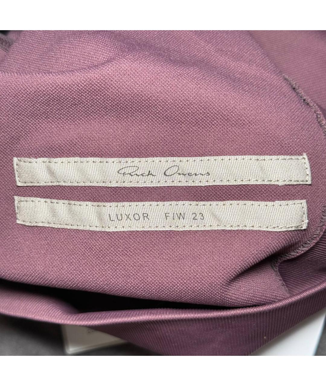 RICK OWENS Бордовые шорты, фото 6