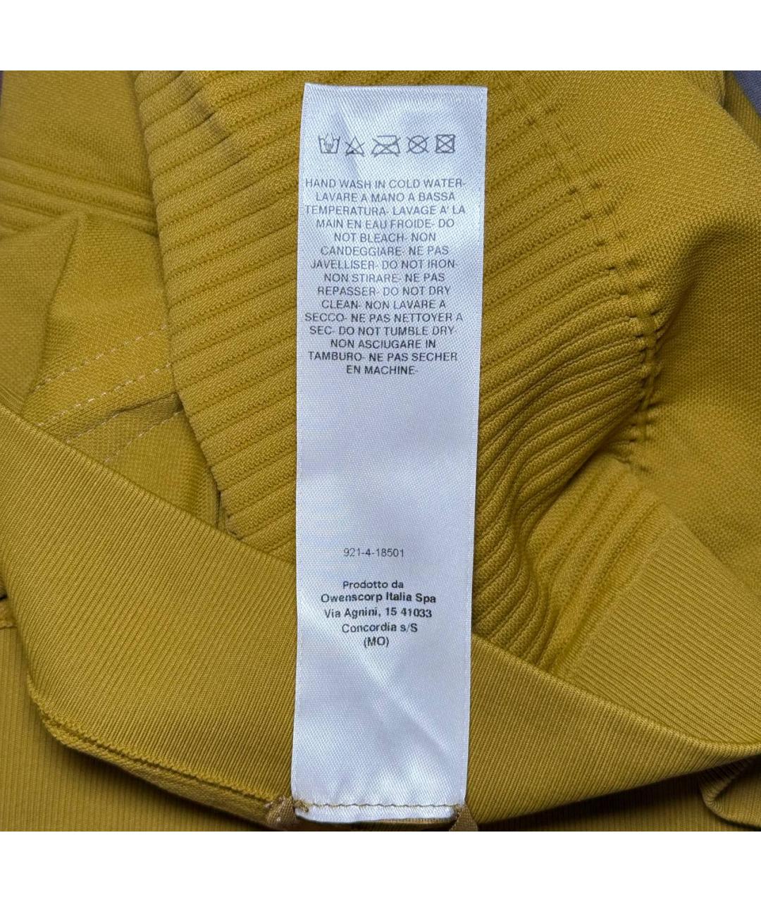 RICK OWENS Желтые шорты, фото 6