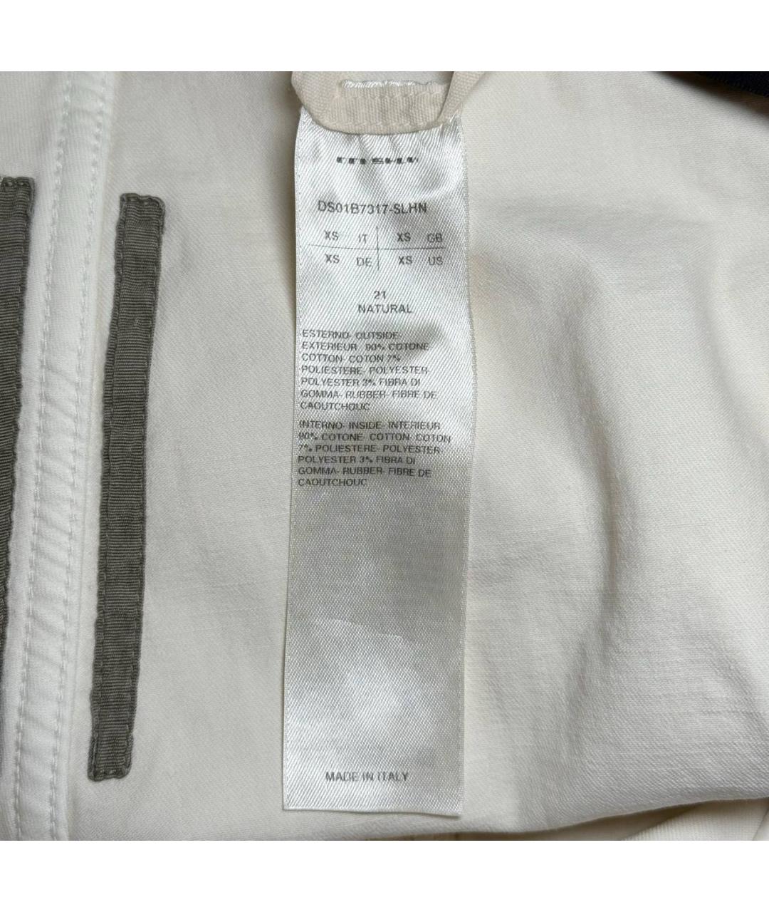 RICK OWENS DRKSHDW Белые джинсы слим, фото 9