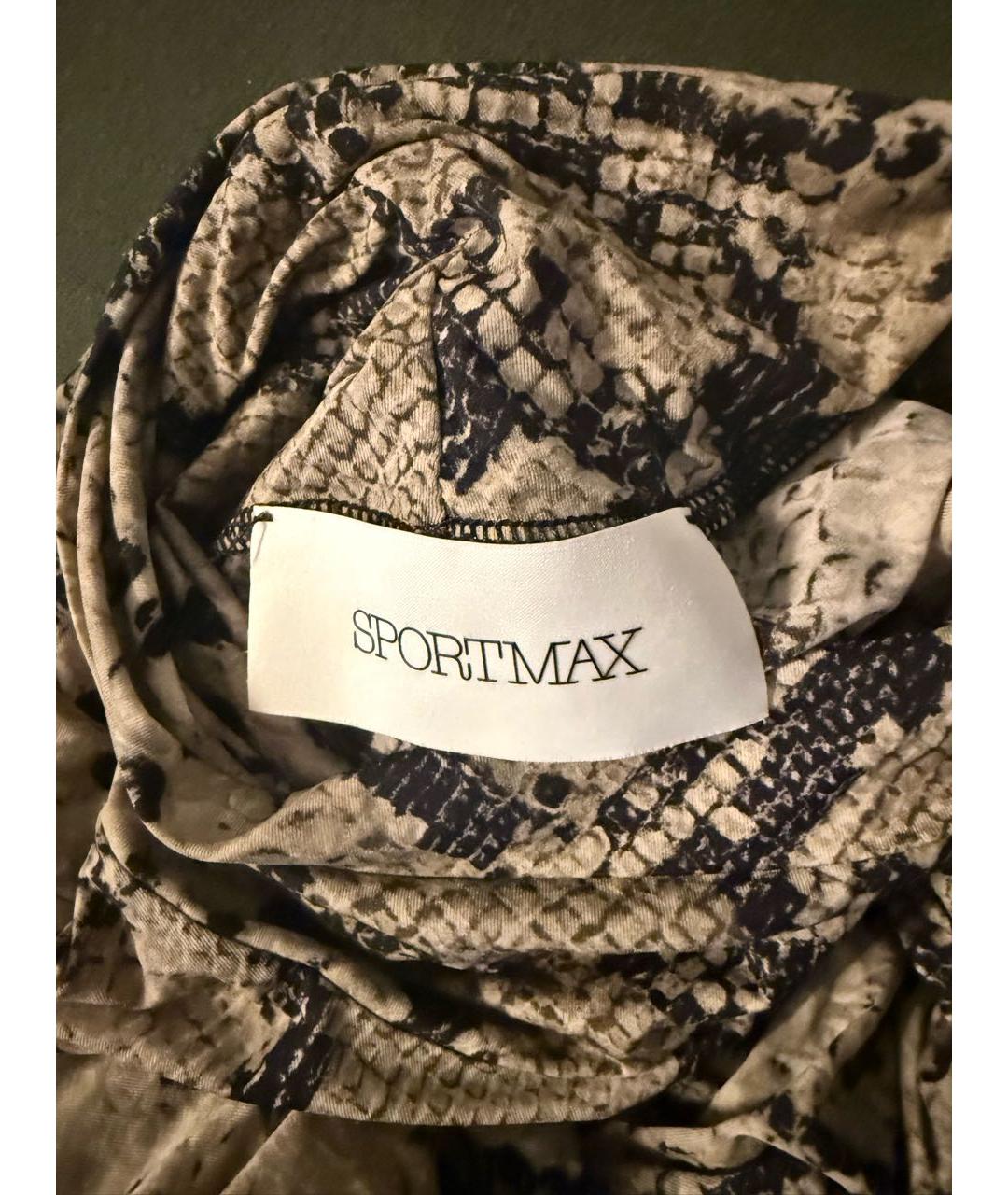 SPORTMAX Бежевая полиамидовая водолазка, фото 3