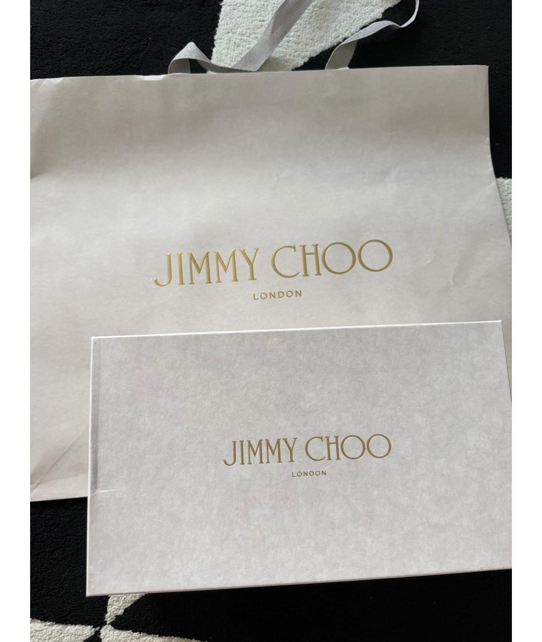 JIMMY CHOO Черные балетки из лакированной кожи, фото 8