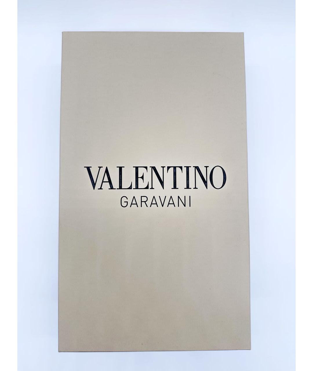 VALENTINO Черные низкие кроссовки / кеды, фото 5