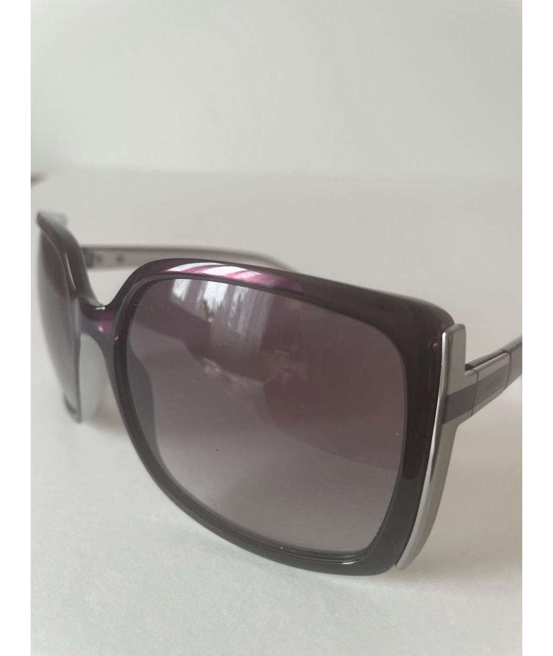 GUCCI Фиолетовые пластиковые солнцезащитные очки, фото 2