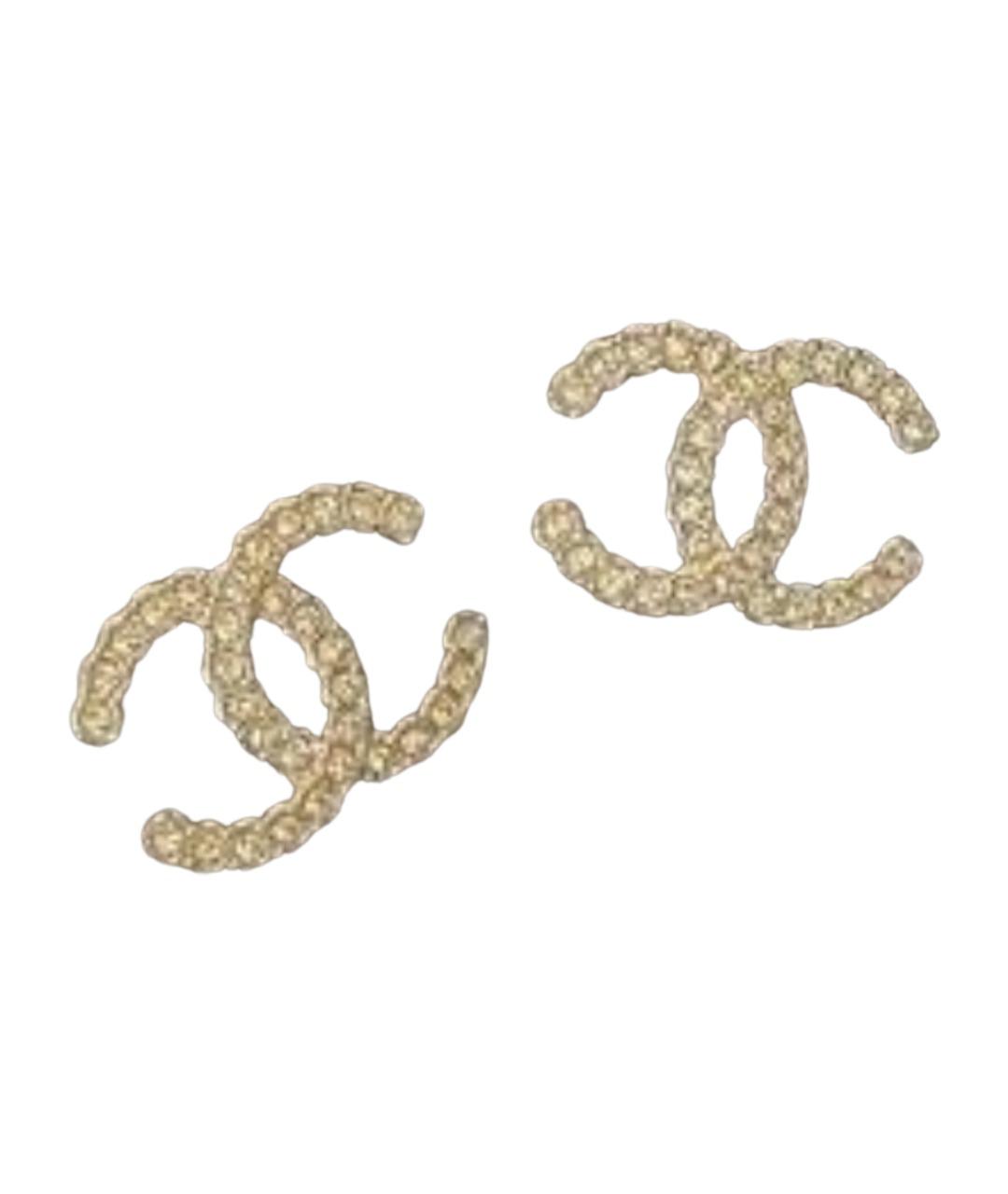 CHANEL Золотые серьги, фото 1