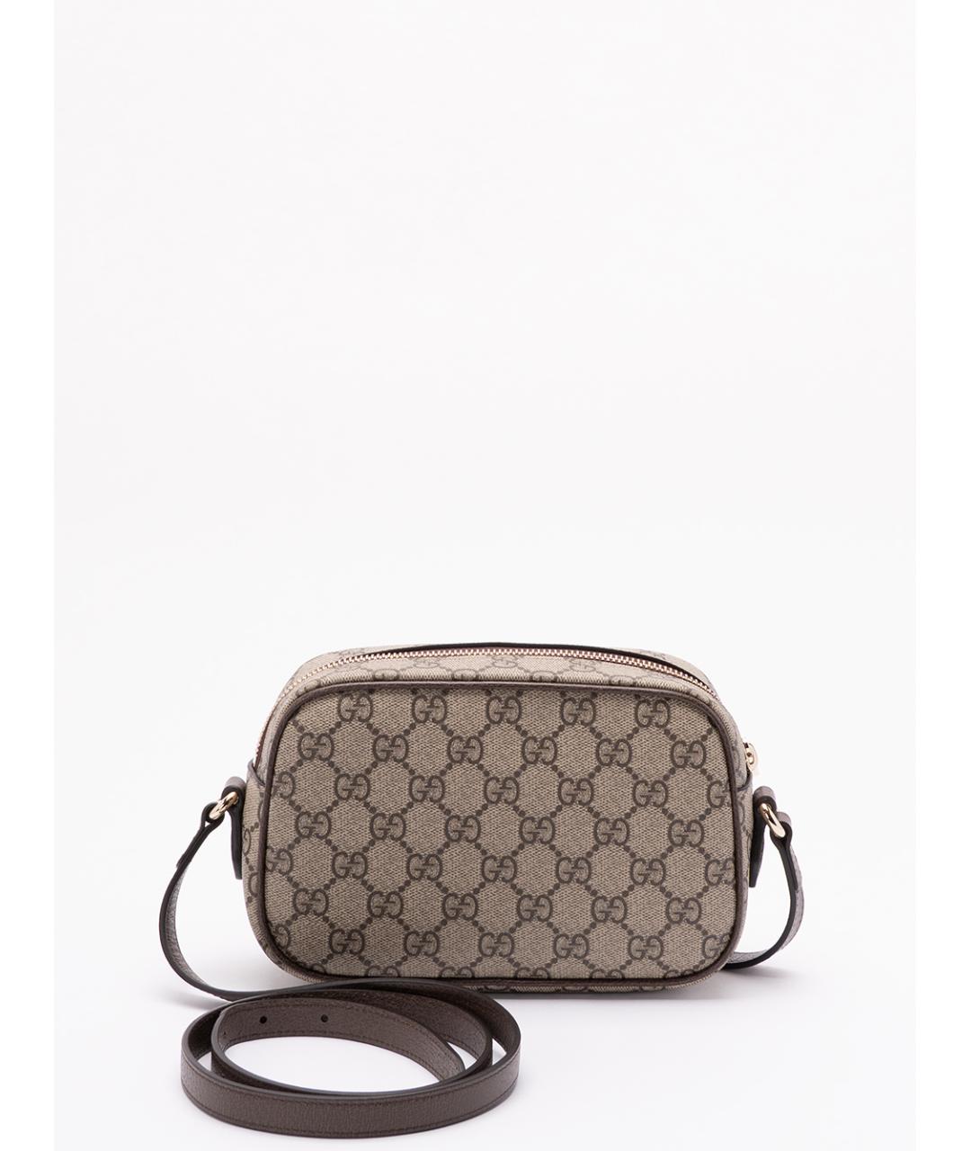 GUCCI Бежевая сумка через плечо из искусственной кожи, фото 2