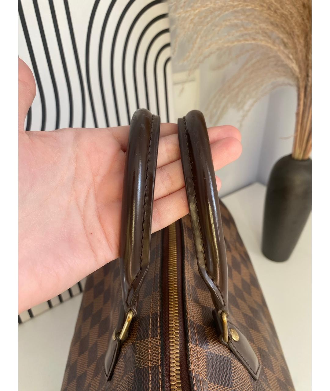 LOUIS VUITTON Коричневая сумка с короткими ручками, фото 6
