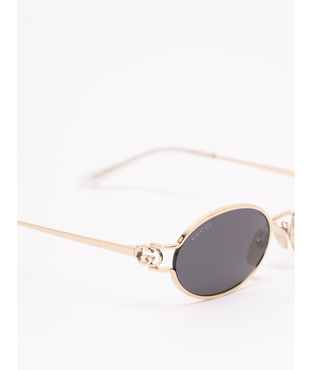 GUCCI Серые металлические солнцезащитные очки, фото 2