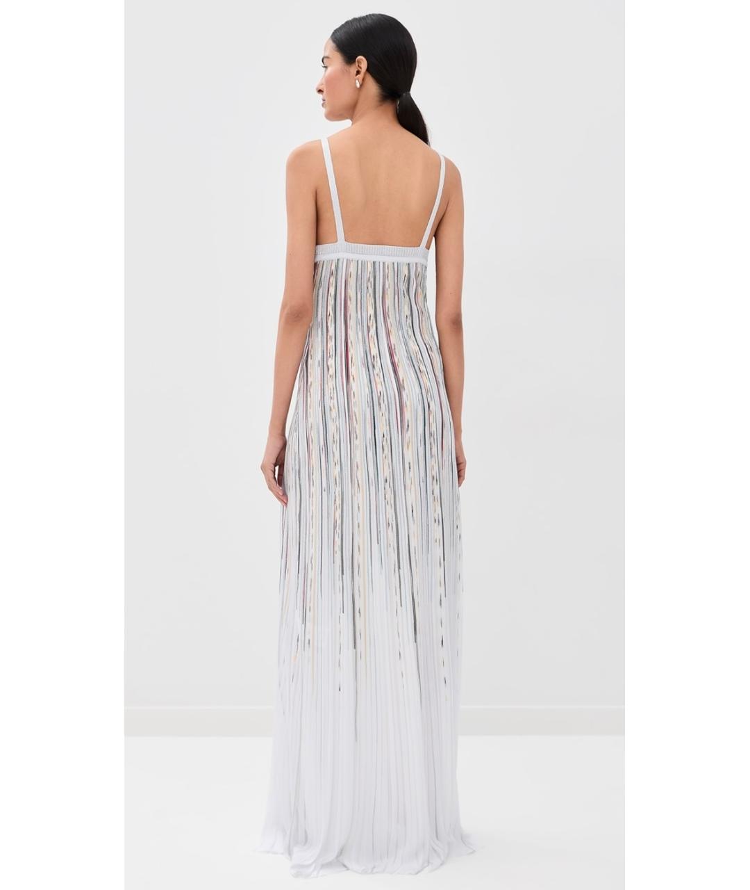 MISSONI Белое вискозное коктейльное платье, фото 5