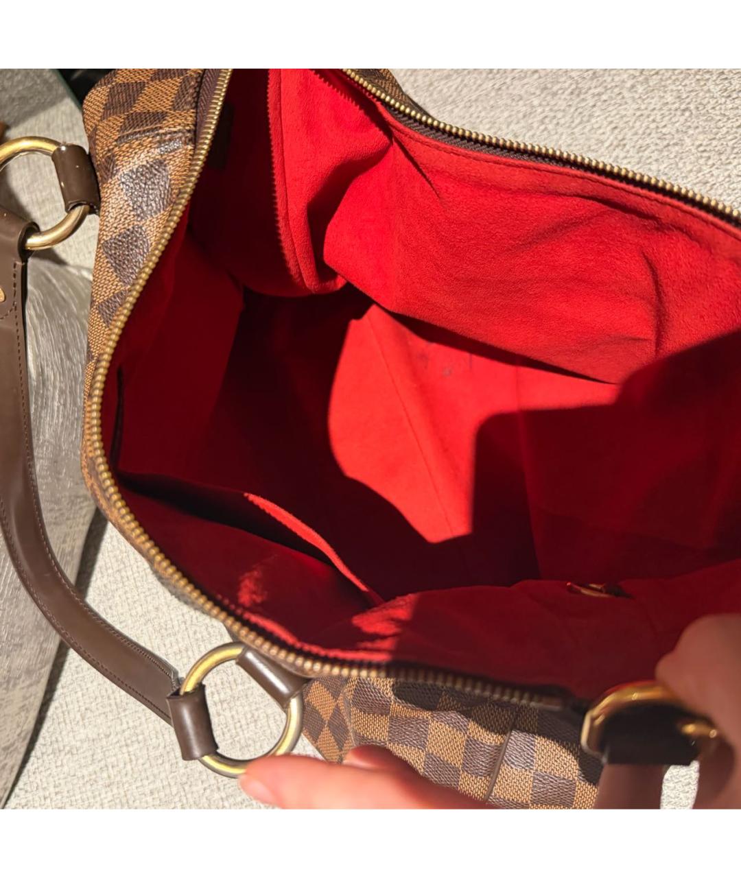 LOUIS VUITTON Коричневая сумка через плечо, фото 4
