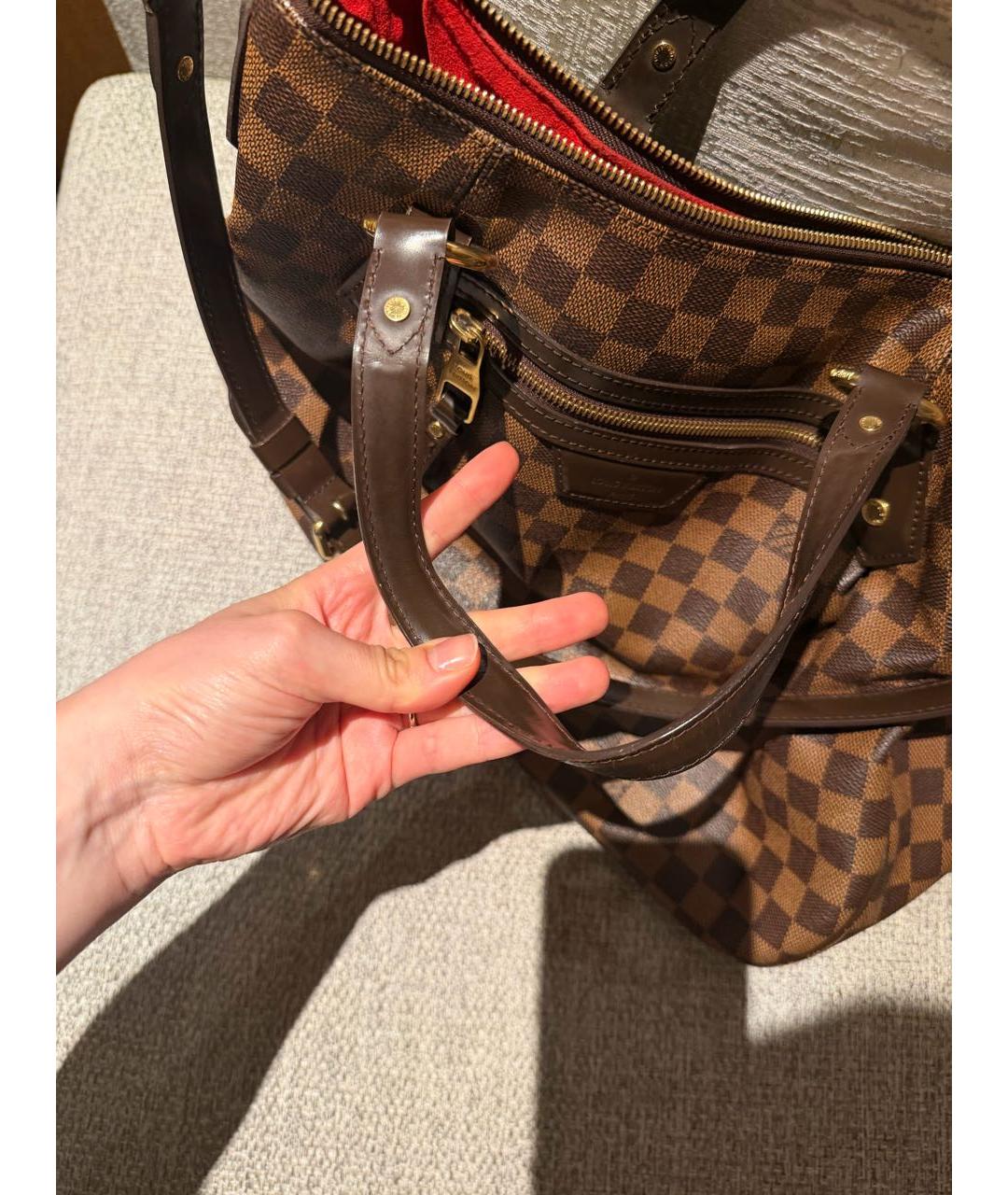 LOUIS VUITTON Коричневая сумка через плечо, фото 7