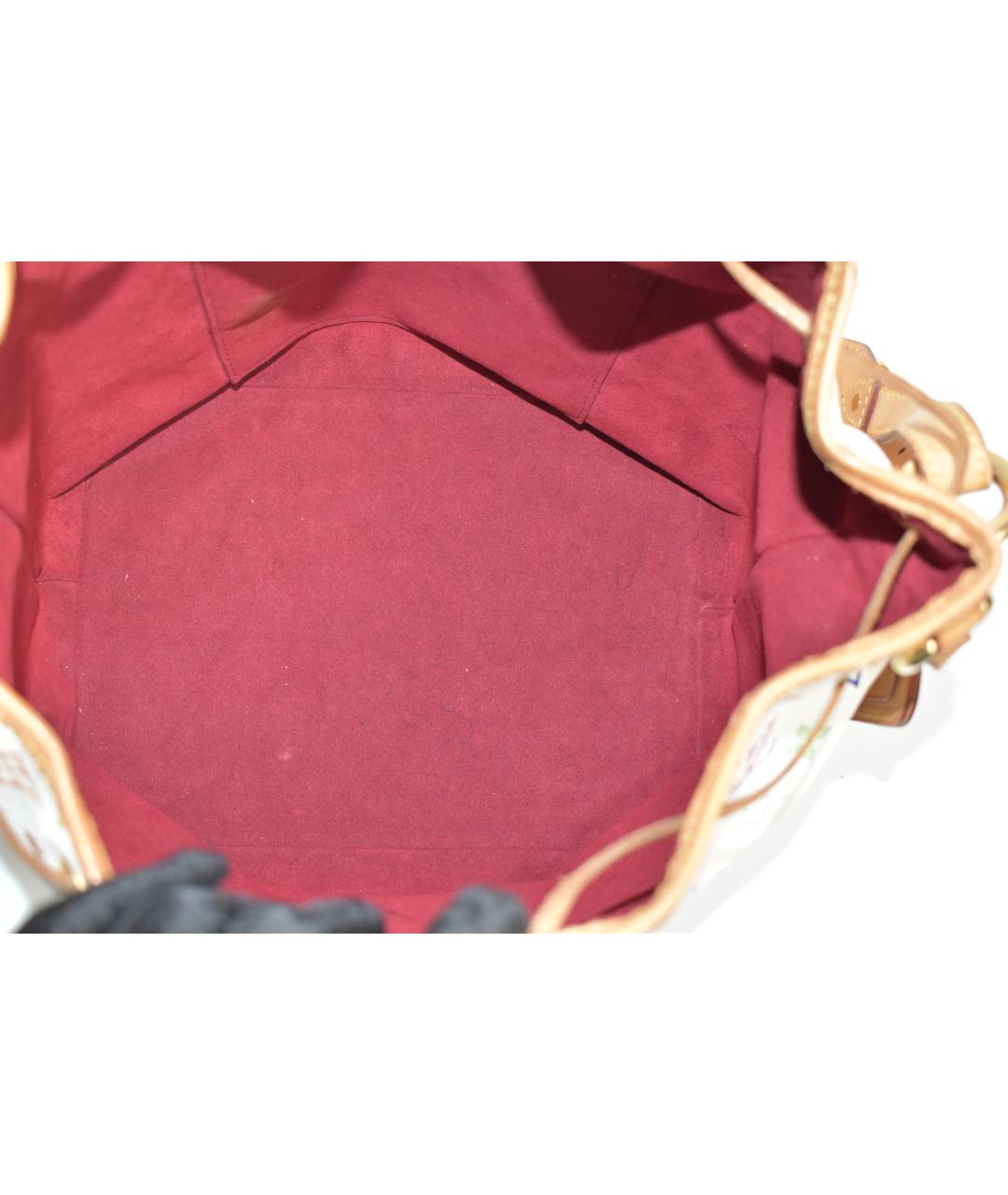 LOUIS VUITTON Белая сумка через плечо, фото 4