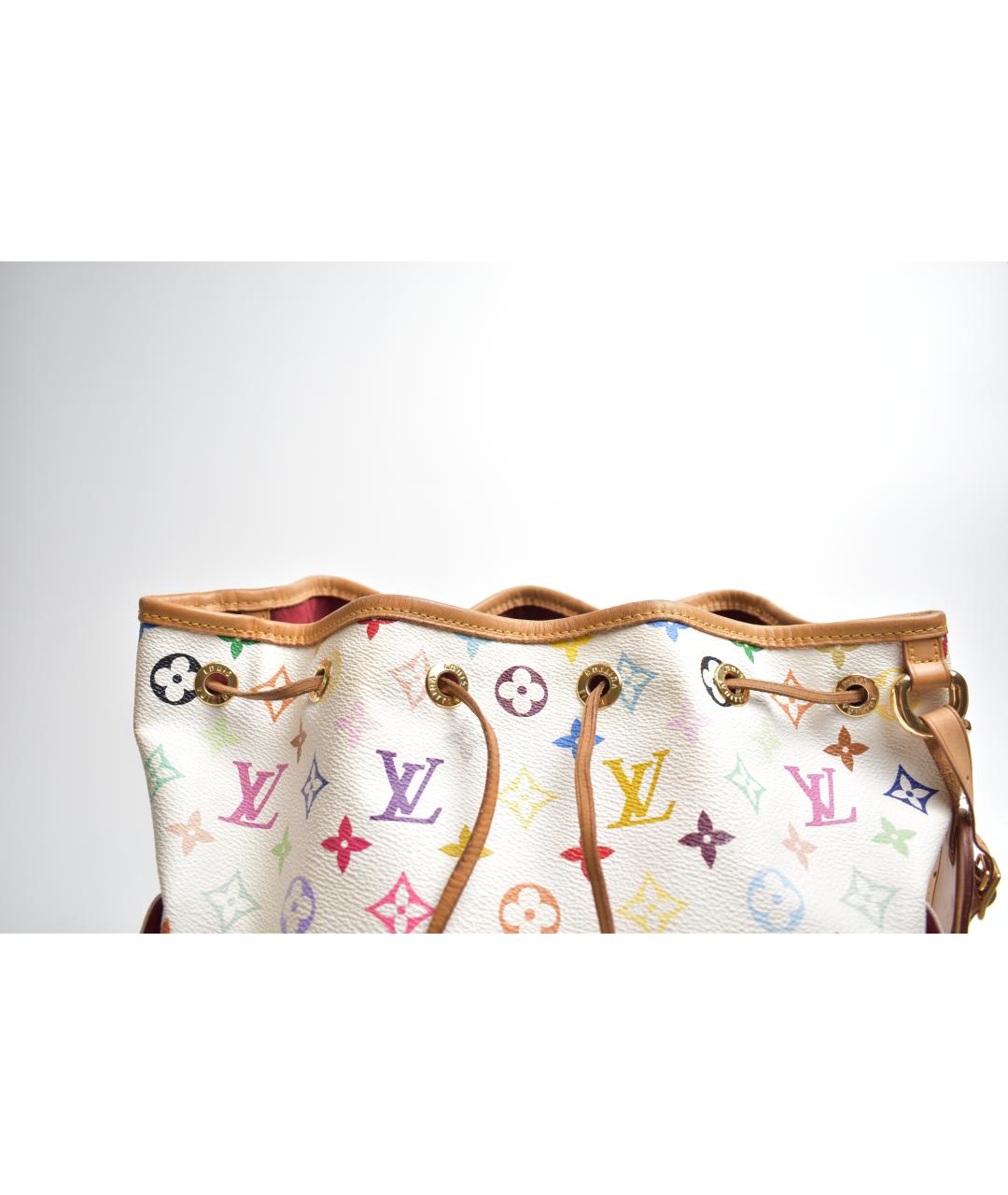 LOUIS VUITTON Белая сумка через плечо, фото 9