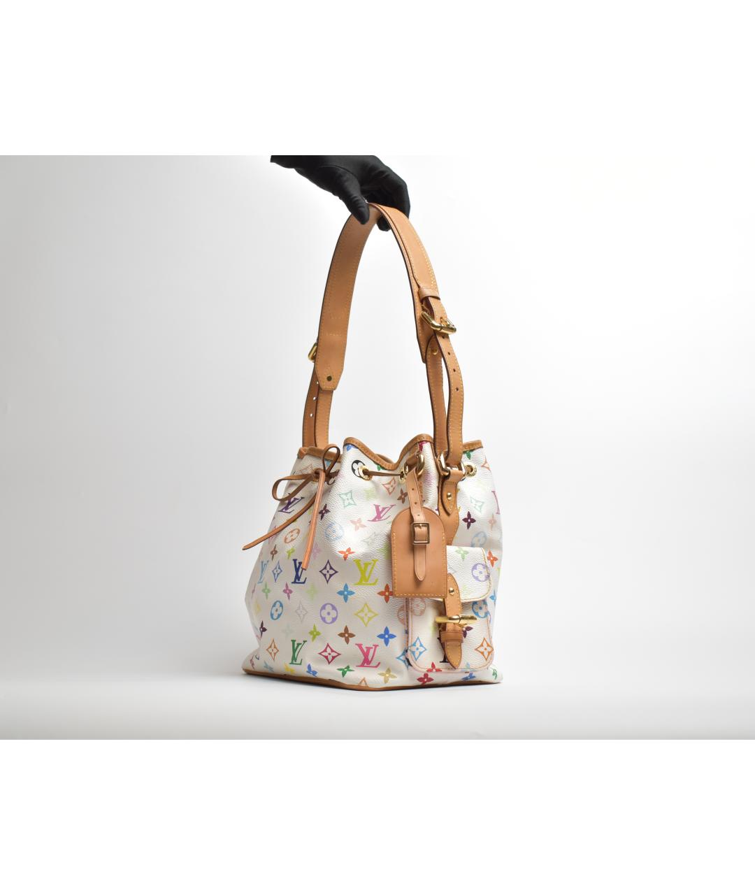 LOUIS VUITTON Белая сумка через плечо, фото 2