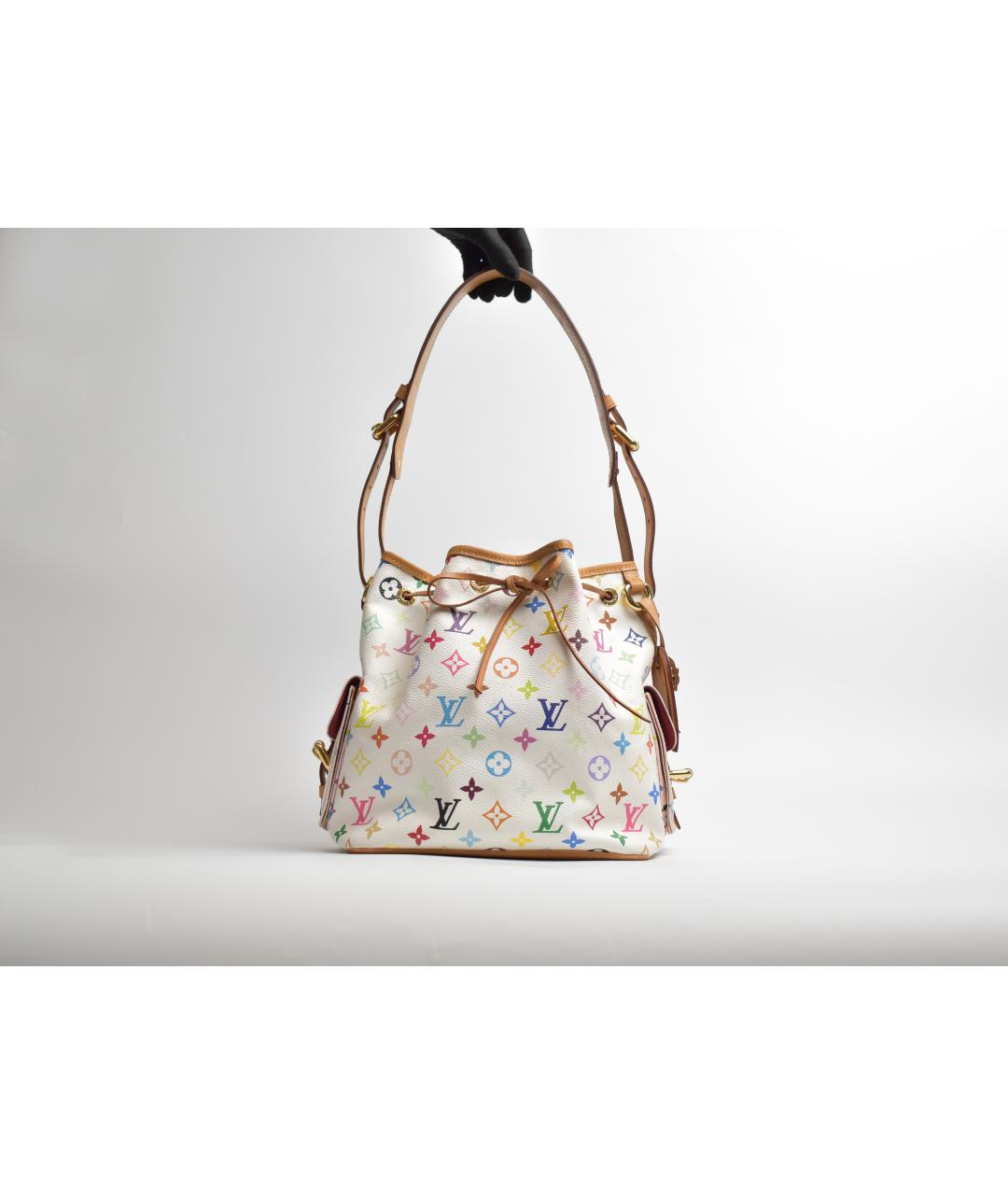 LOUIS VUITTON Белая сумка через плечо, фото 10