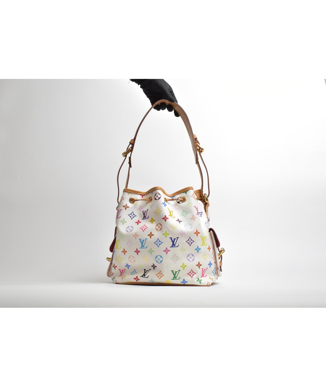 LOUIS VUITTON Белая сумка через плечо, фото 3