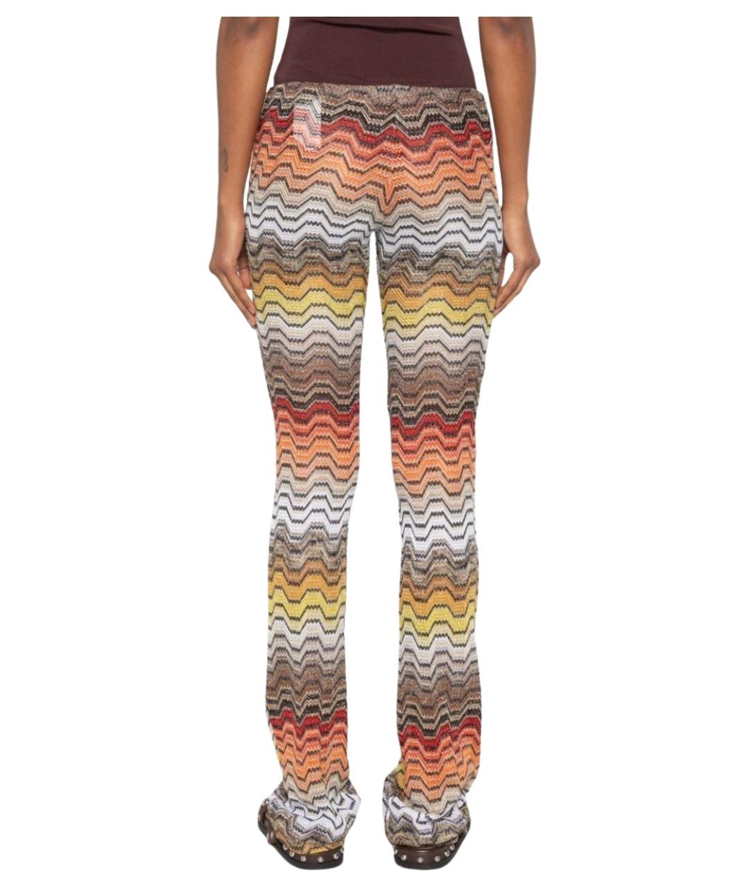 MISSONI Мульти вискозные прямые брюки, фото 3