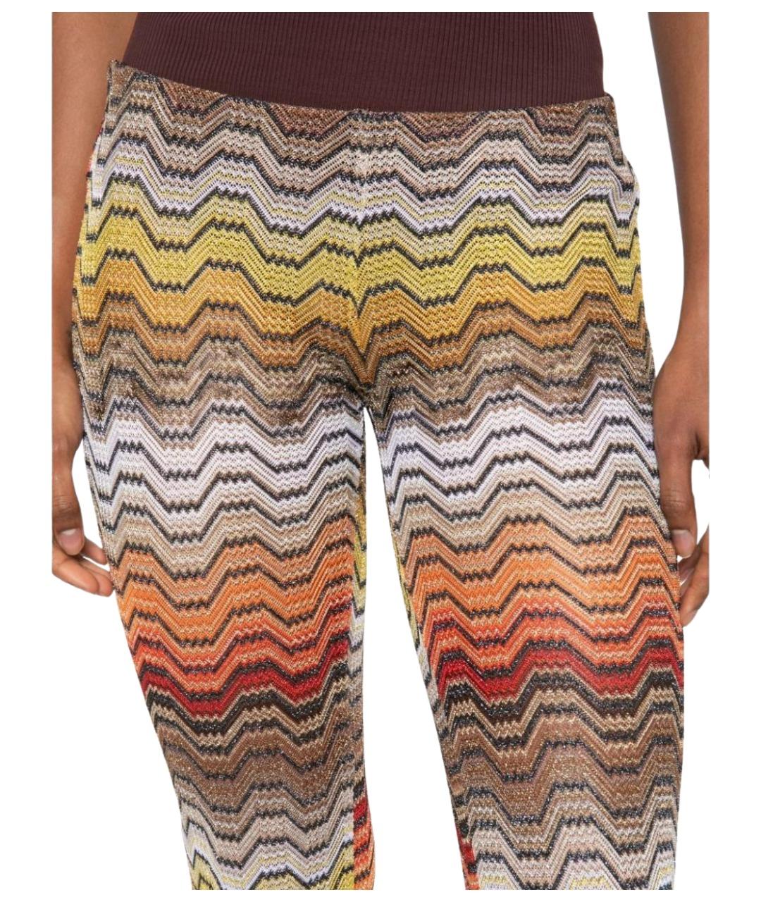 MISSONI Мульти вискозные прямые брюки, фото 2