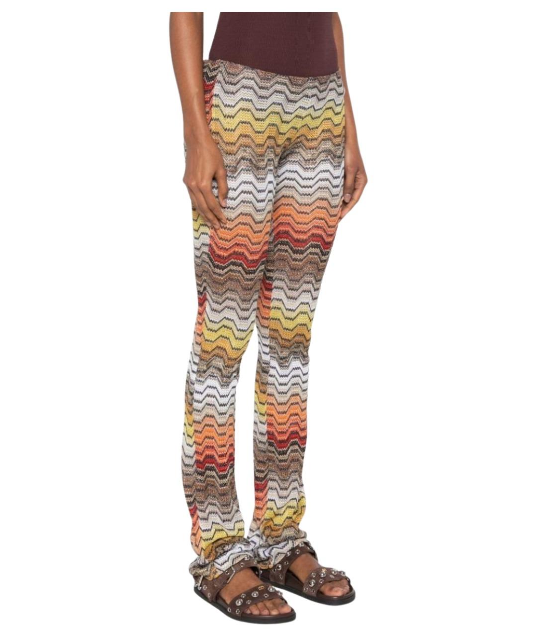 MISSONI Мульти вискозные прямые брюки, фото 5