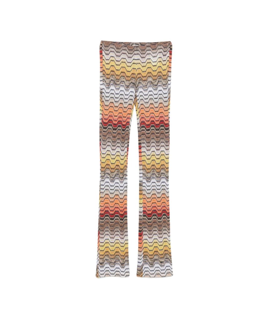 MISSONI Мульти вискозные прямые брюки, фото 1