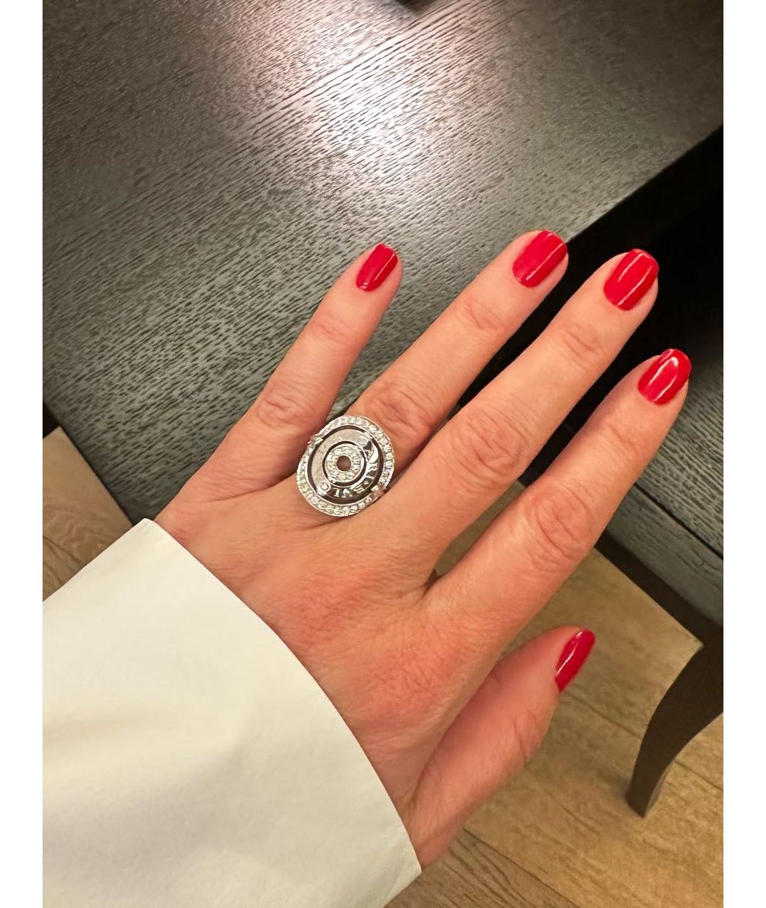 BVLGARI Серебряное кольцо из белого золота, фото 5