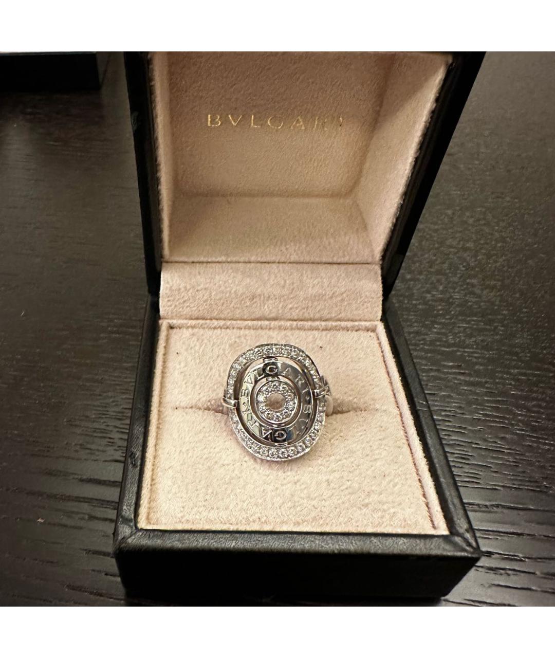 BVLGARI Серебряное кольцо из белого золота, фото 2