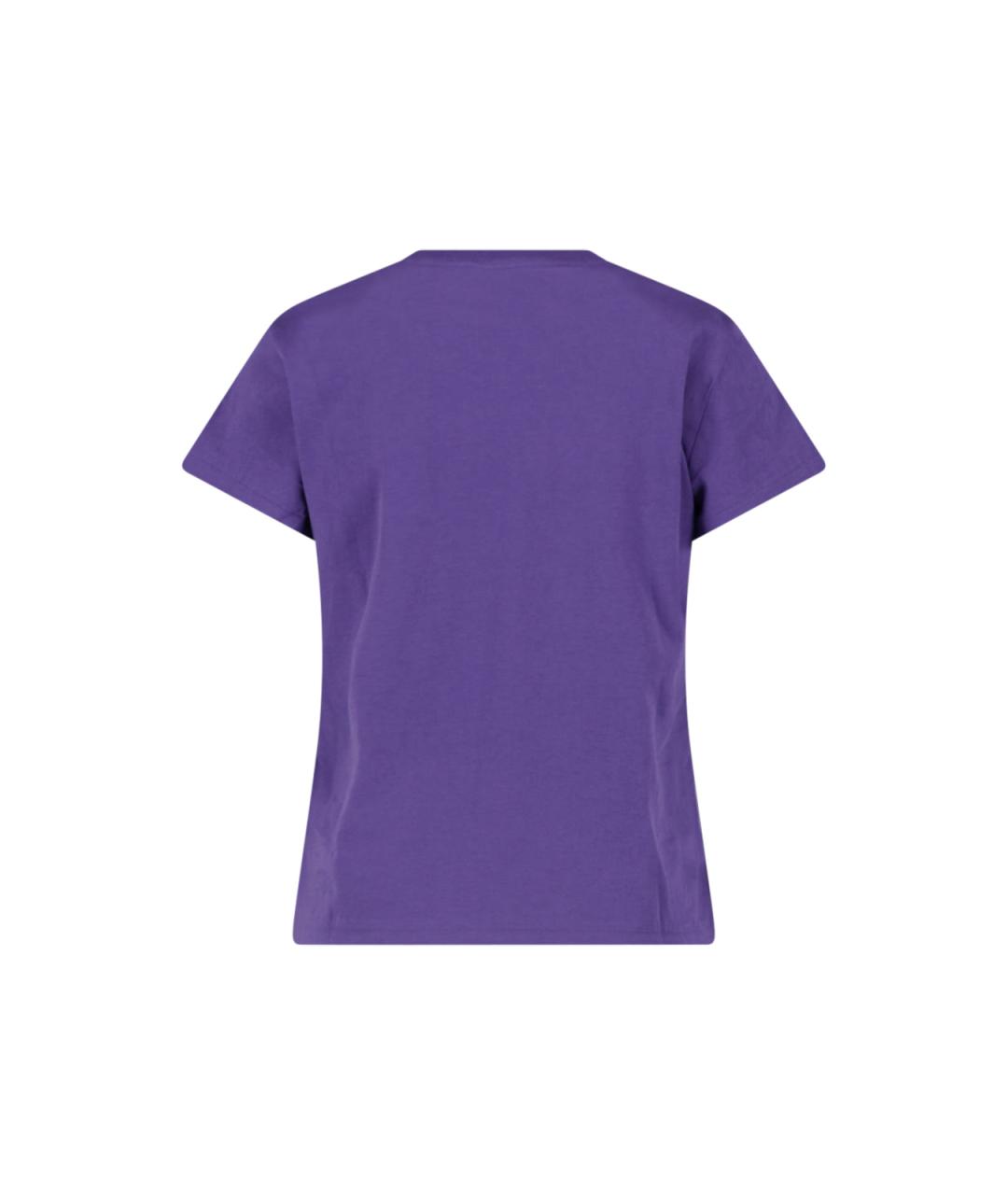 POLO RALPH LAUREN Фиолетовая хлопковая футболка, фото 2