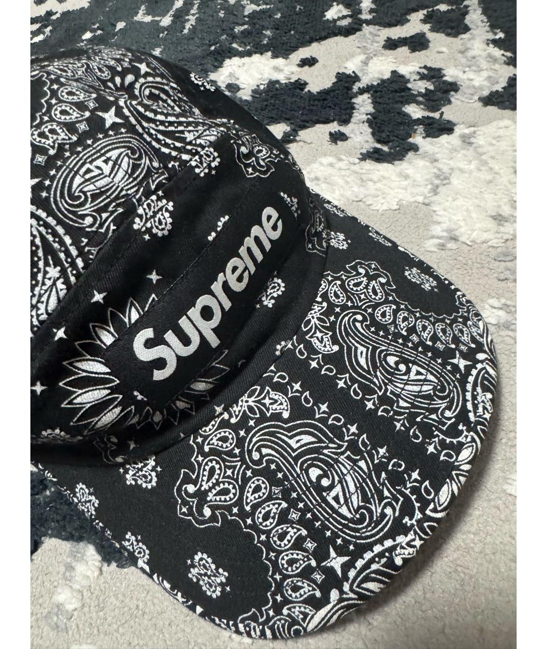 SUPREME Черная кепка/бейсболка, фото 4