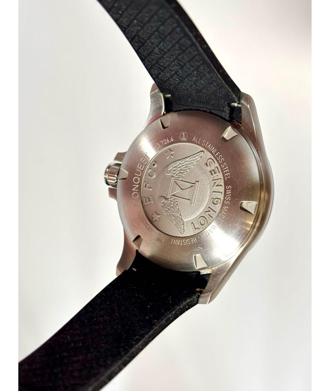 LONGINES Серые стальные часы, фото 2