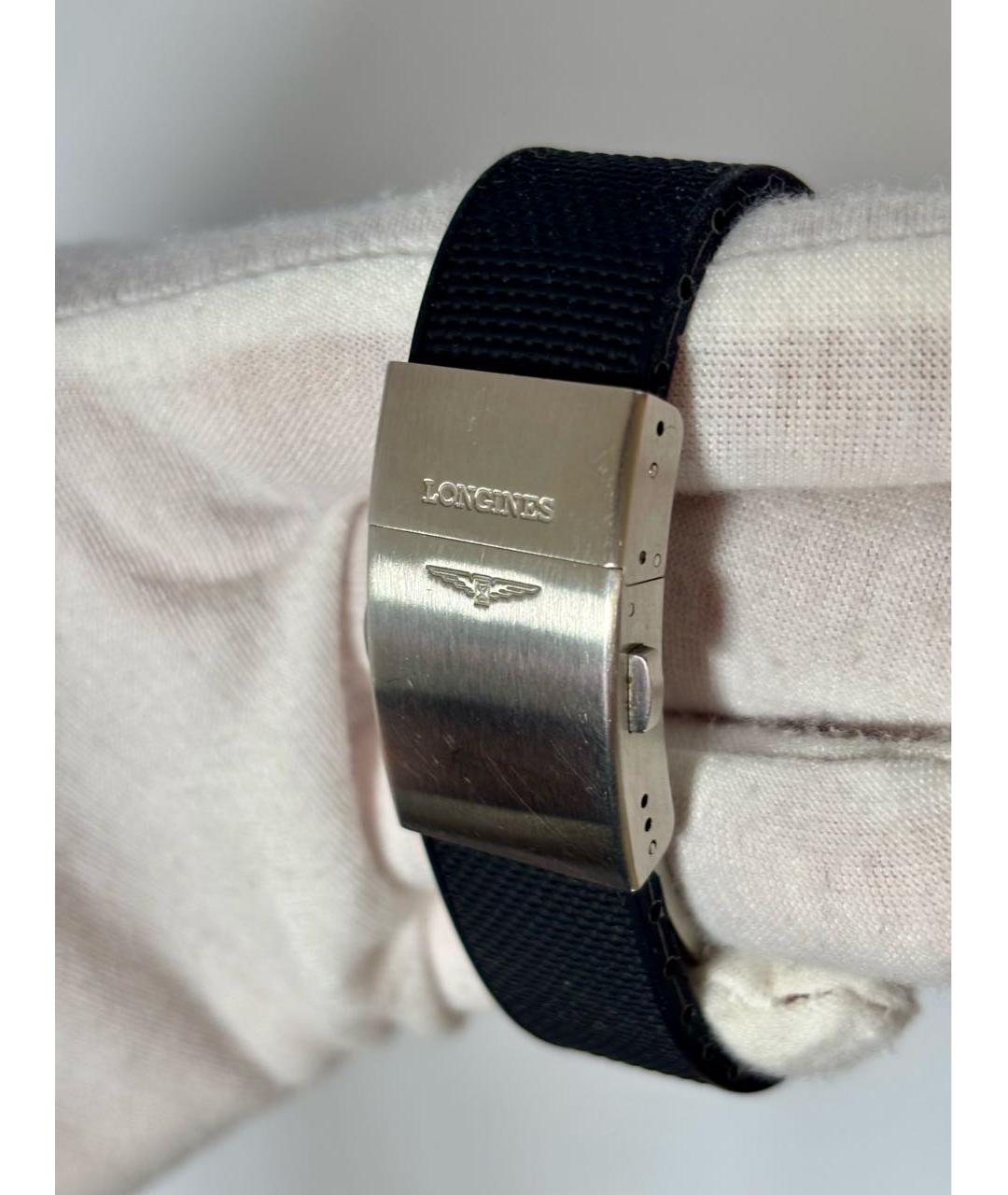 LONGINES Серые стальные часы, фото 3