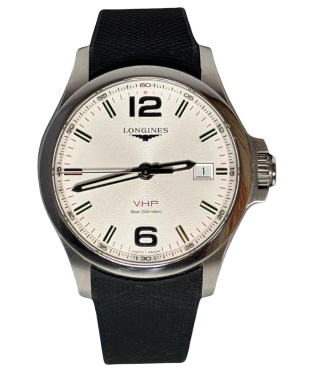 LONGINES Серые стальные часы, фото 1