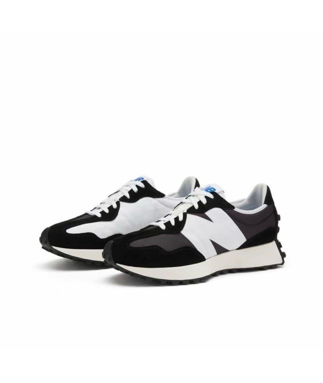 NEW BALANCE Черные замшевые низкие кроссовки / кеды, фото 2