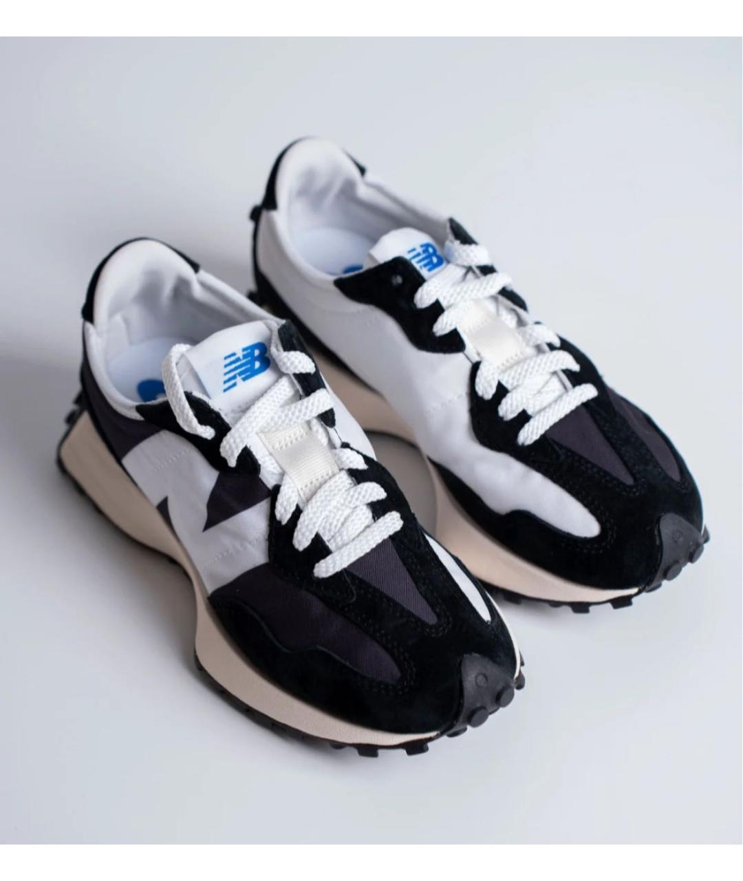 NEW BALANCE Черные замшевые низкие кроссовки / кеды, фото 5