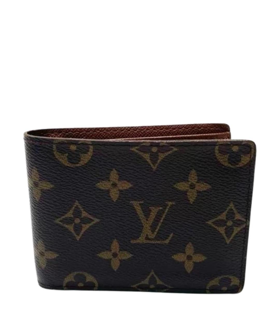 LOUIS VUITTON Коричневый кошелек, фото 1