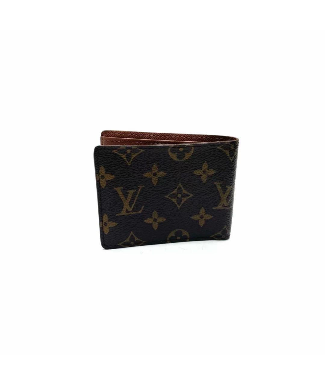 LOUIS VUITTON Коричневый кошелек, фото 2