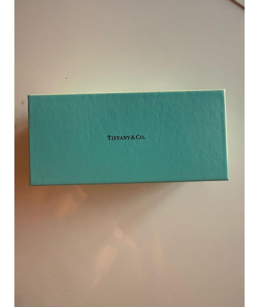 TIFFANY&CO Голубые металлические солнцезащитные очки, фото 4