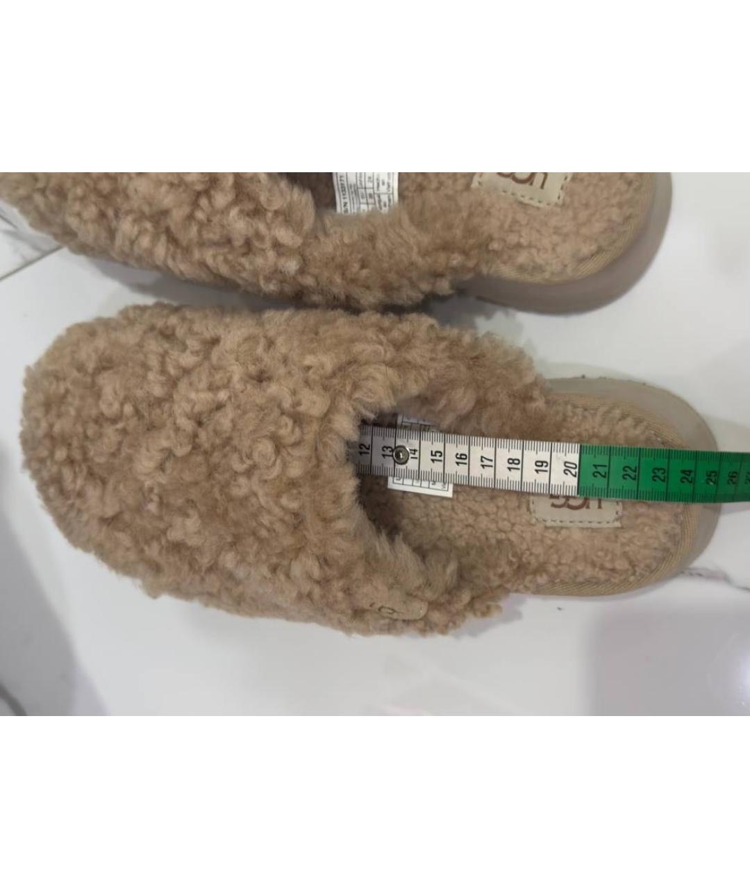 UGG Бежевые сабо, фото 4