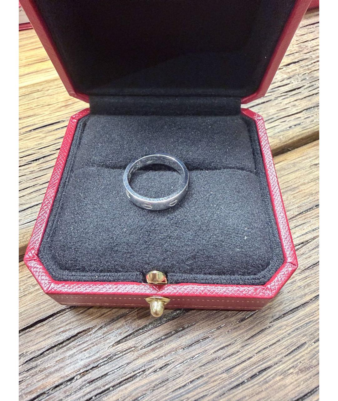 CARTIER Серебряное кольцо из белого золота, фото 4