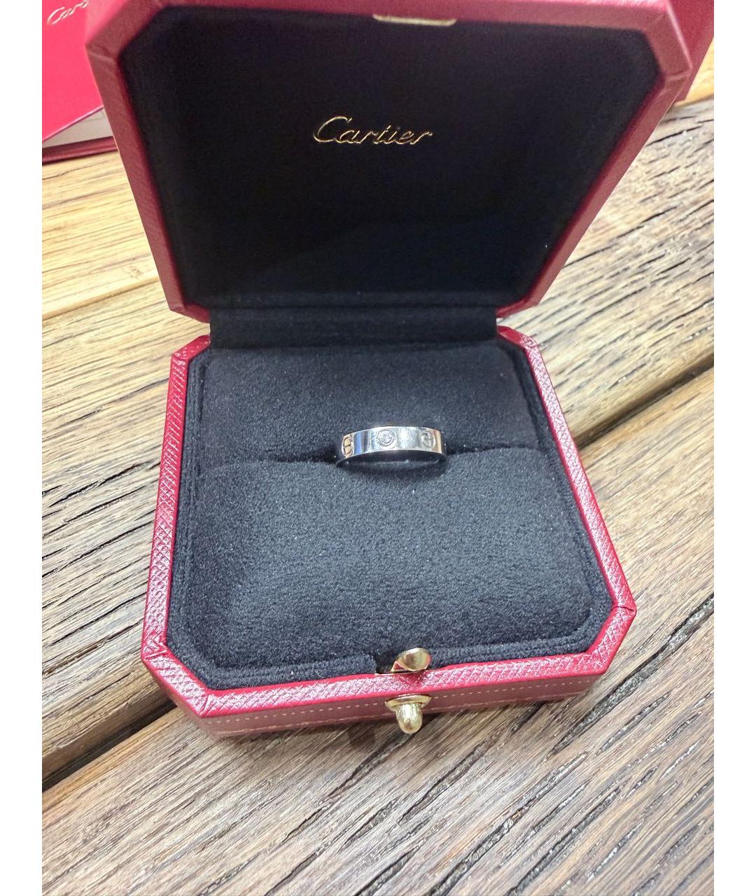 CARTIER Серебряное кольцо из белого золота, фото 8