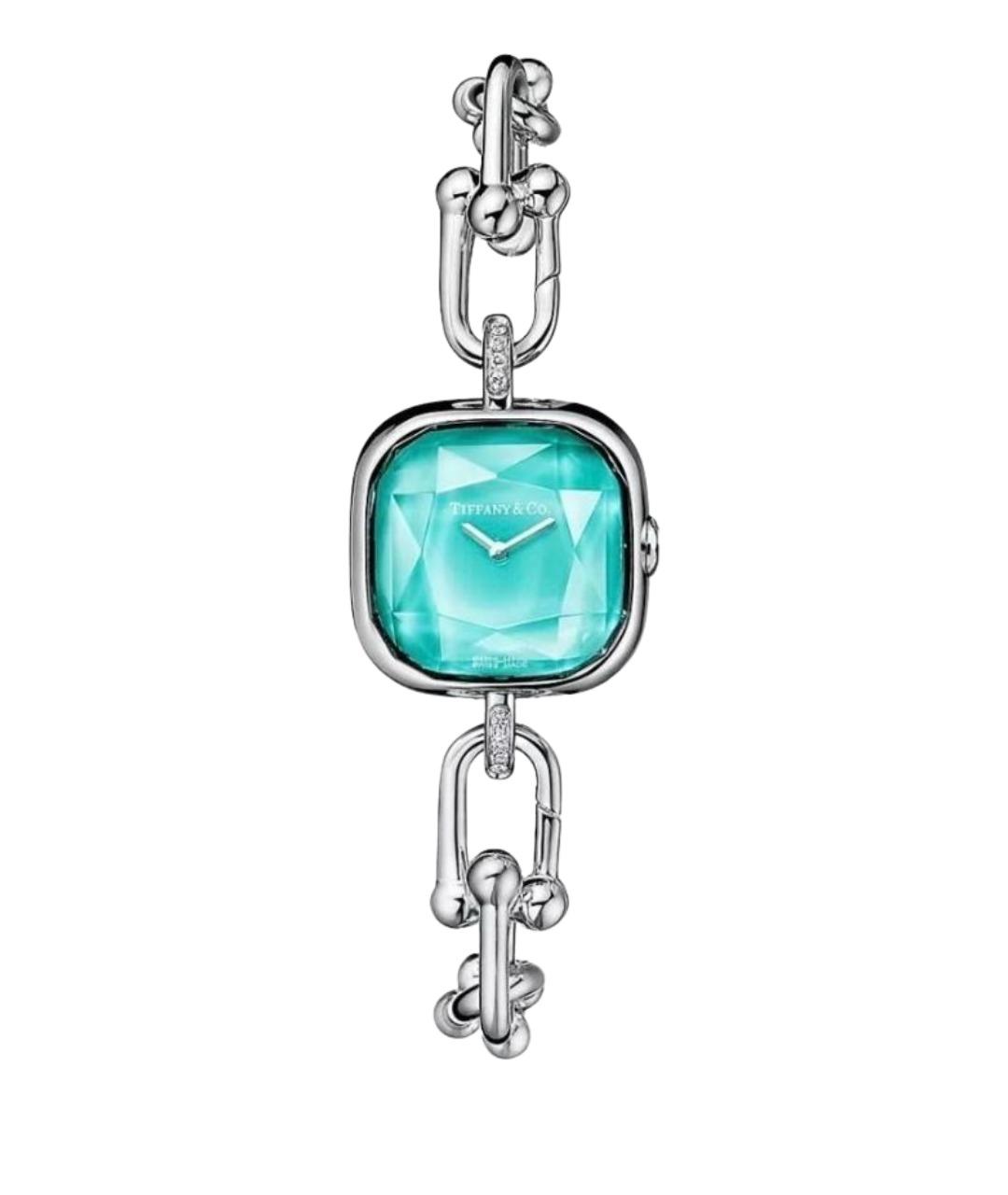 TIFFANY&CO Бирюзовые серебряные часы, фото 1